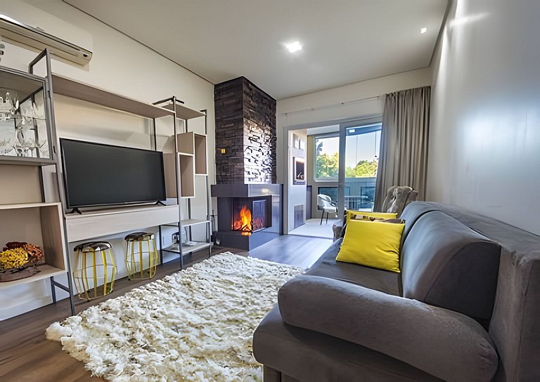 Apartamento  aconchegante, no centro de Canela