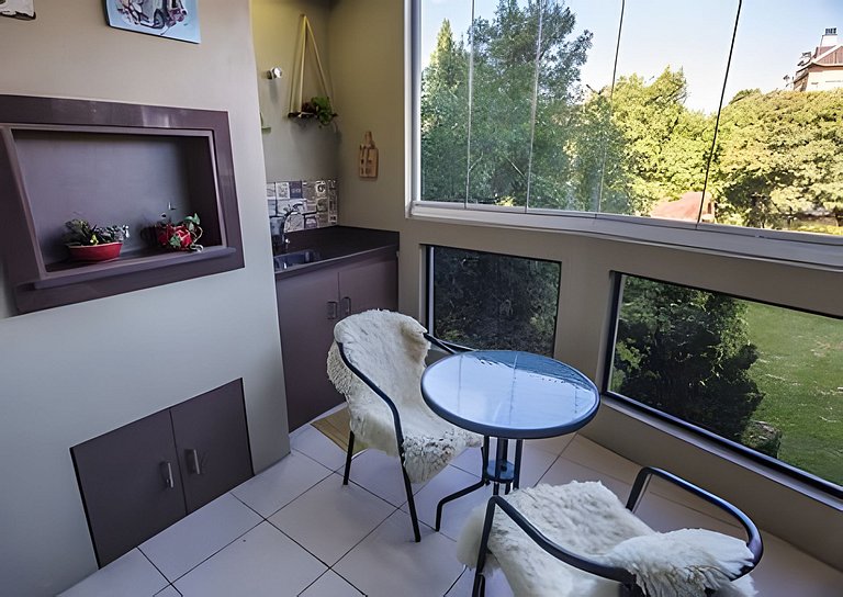 Apartamento  aconchegante, no centro de Canela