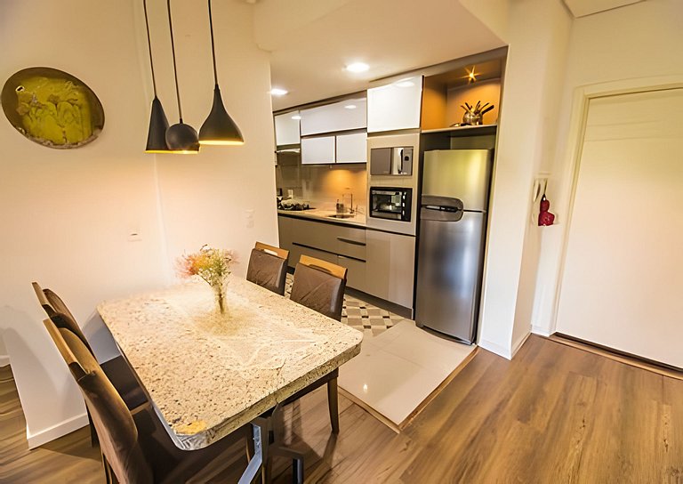 Apartamento  aconchegante, no centro de Canela