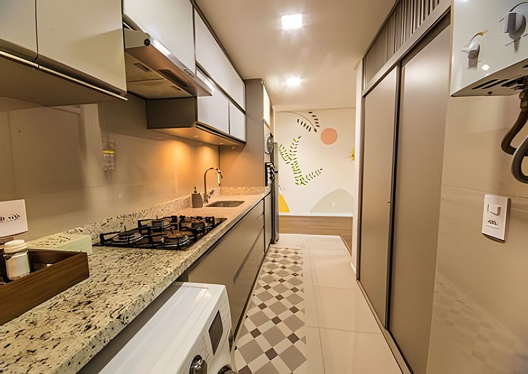 Apartamento  aconchegante, no centro de Canela