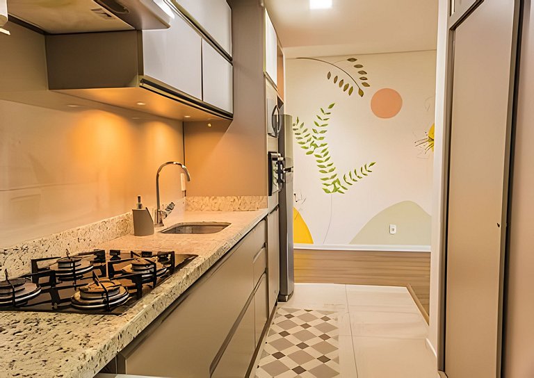 Apartamento  aconchegante, no centro de Canela