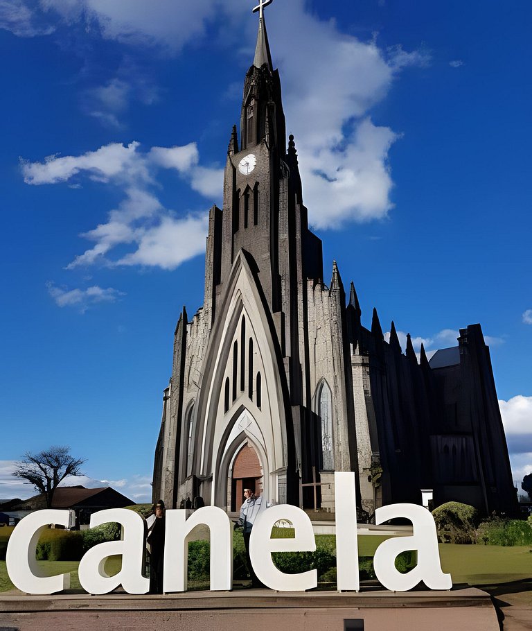 Apartamento  aconchegante, no centro de Canela